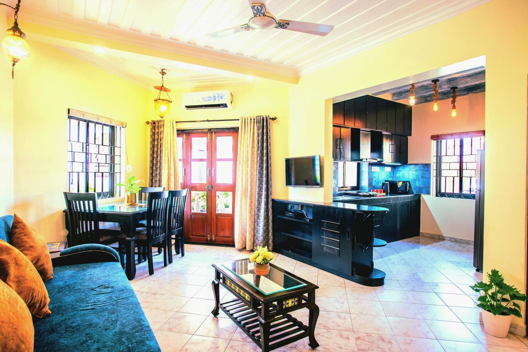 'Golden Sea Pearl' 1 Bhk Beach Apartment Benaulim Exterior foto
